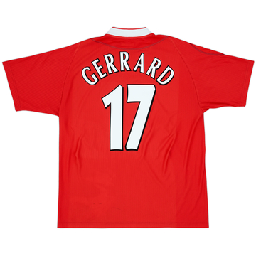 2002-04 Liverpool Home Shirt Gerrard #17 - 5/10 - (L)