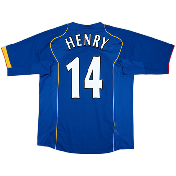 2004-06 Arsenal Away Shirt Henry #14 - 8/10 - (L)