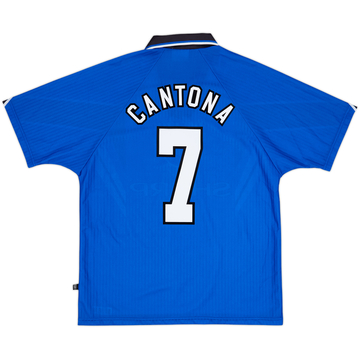 1996-98 Manchester United Third Shirt Cantona #7 - 8/10 - (L)