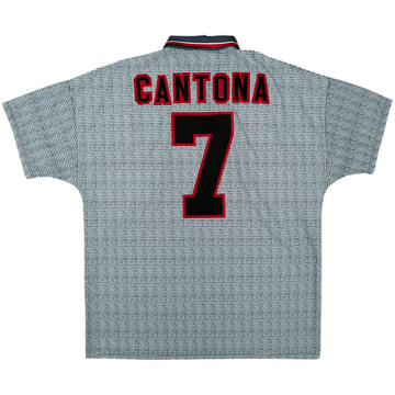 1995-96 Manchester United Camiseta de Visitante Cantona #7 - 8/10 - (XL)