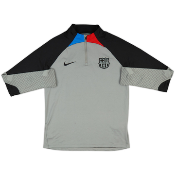 2022-23 Barcelona Nike 1/4 Zip Drill Top - 7/10 - (XL.Boys)