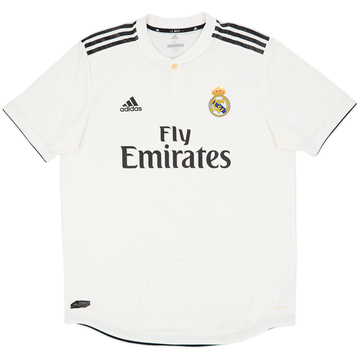 2018-19 Real Madrid Authentic Home Shirt - 6/10 - (XL)