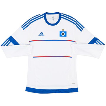 2015-16 Hamburg Player Issue Home L/S Shirt - 8/10 - (M)