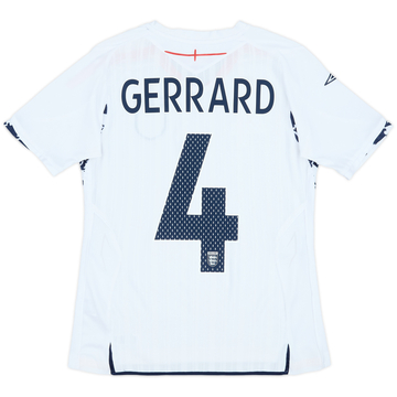 2007-09 England Home Shirt Gerrard #4 - 10/10 - (Women's M)