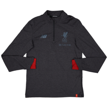 2017-18 Liverpool New Balance 1/4 Zip Training Top - 9/10 - (M)