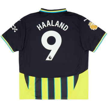 2024-25 Manchester City Away Shirt Haaland #9
