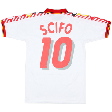 1994-96 Belgium Away Shirt Scifo #10 - 8/10 - (L)