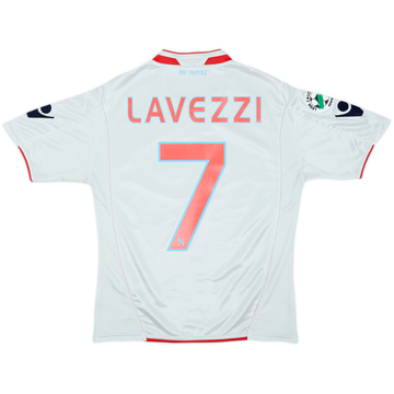 2009-10 Napoli Away Shirt Lavezzi #7 - 8/10 - (XL.Boys)