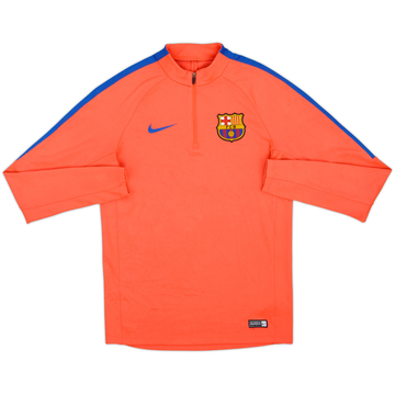 2016-17 Barcelona Nike 1/4 Zip Training Top - 8/10 - (S)