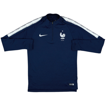 2018-19 France Sudadera de entrenamiento 1/4 Zip Nike - 6/10 - (S)