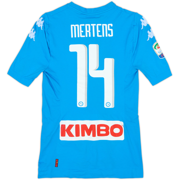 2016-17 Napoli Authentic Home Shirt Mertens #14 - 7/10 - (XL/XXL)