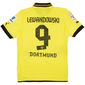 2012-13 Borussia Dortmund Home Shirt Lewandowski #9 - 4/10 - (L)