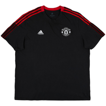 2021-22 Manchester United adidas Cotton Tee - 9/10 - (XXL)