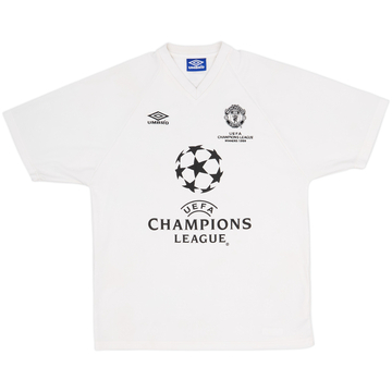 1999 Manchester United Umbro Champions League 'Winners' Training Shirt - 8/10 - (L)