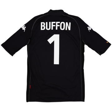 2002 Italy GK S/S Shirt Buffon #1 - 9/10 - (M)