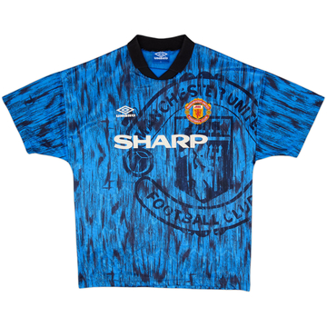 1992-93 Manchester United Away Shirt - 8/10 - (L)