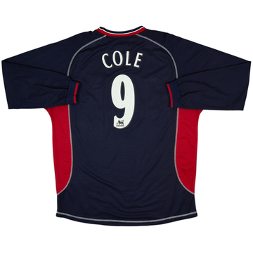 2000-01 Manchester United Third L/S Shirt Cole #9 - 6/10 - (XL)