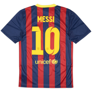 2013-14 Barcelona Basic Home Shirt Messi #10 (S)