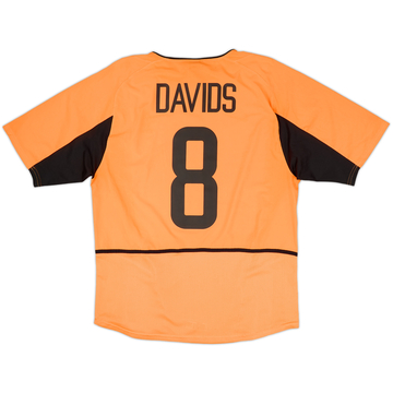 2002-04 Netherlands Basic Home Shirt Davids #8 - 8/10 - (M)