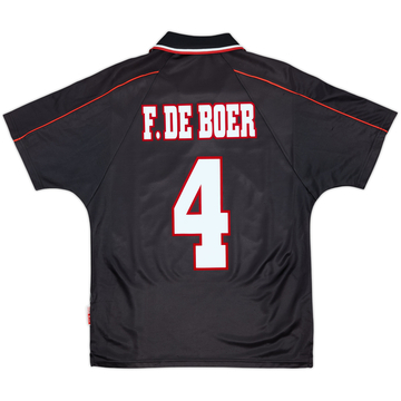 1998-99 Ajax Away Shirt F.De Boer #4 - 8/10 - (S)