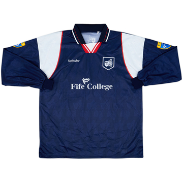 1997-98 Raith Rovers Home L/S Shirt - 9/10 - (XL/XXL)