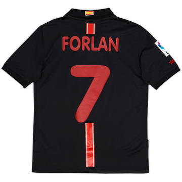2009-10 Atletico Madrid Away Shirt Forlan #7 - 7/10 - (M.Boys)