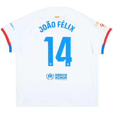 2023-24 Barcelona Away Shirt Joao Felix #14 - 8/10 - (3XL)