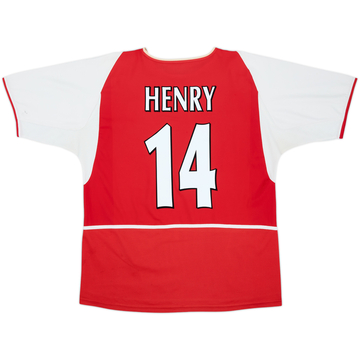 2002-04 Arsenal Home Shirt Henry #14 - 8/10 - (L)
