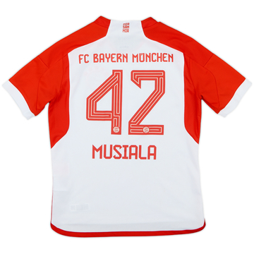 2023-24 Bayern Munich Home Shirt Musiala #42 - 5/10 - (M.Boys)