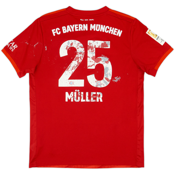 2019-20 Bayern Munich Home Shirt Muller #25 - 4/10 - (L)