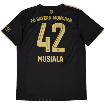 2021-22 Bayern Munich Away Shirt Musiala #42 - 8/10 - (L)