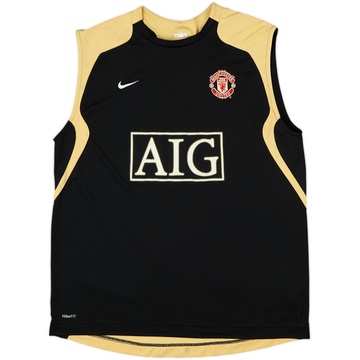 2007-08 Manchester United Nike Training Vest - 8/10 - (L)