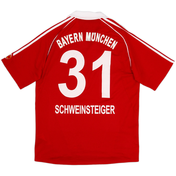 2006-07 Bayern Munich Signed Home Shirt Schweinsteiger #31 - 7/10 - (M)