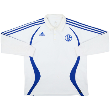Camiseta polo de manga larga del Schalke 2006-07 - 7/10 - (XL)