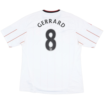 2010-11 Liverpool Camiseta Visitante Gerrard #8 - 4/10 - (XXL)