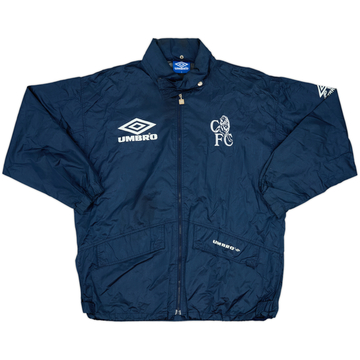 1994-95 Chelsea Player Issue Umbro Hooded Rain Jacket - 8/10 - (S)