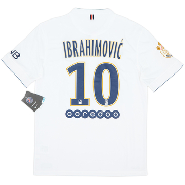 2014-15 Paris Saint-Germain Away Shirt Ibrahimovic #10 (M)