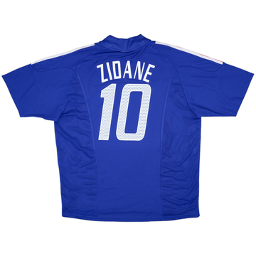 2002-04 France Home Shirt Zidane #10 (XL)