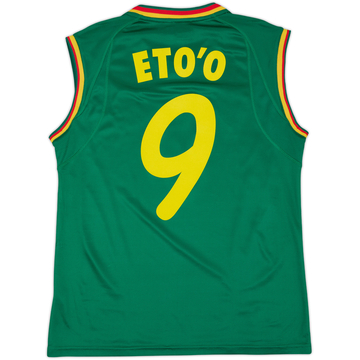 2002 Cameroon Home Vest Shirt Eto'o #9 - 6/10 - (L)