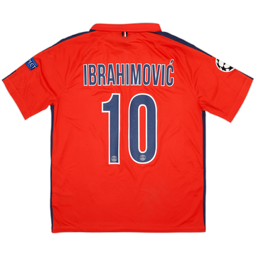 2014-15 Paris Saint-Germain Tercera Camiseta Ibrahimovic #10 (L)