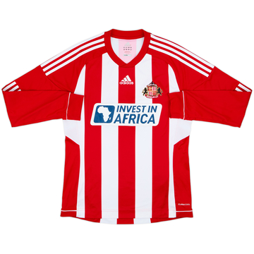 2012-13 Sunderland Home L/S Shirt - 8/10 - (M)