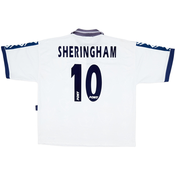 1995-97 Tottenham Home Shirt Sheringham #10 - 6/10 - (XL)