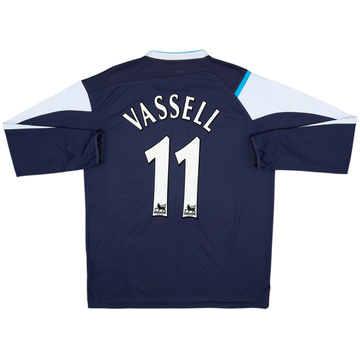 2005-06 Manchester City Away L/S Shirt Vassell #11 - 8/10 - (L)