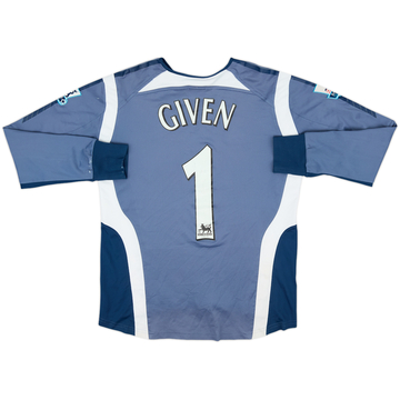 2005-06 Newcastle GK Shirt Given #1 - 6/10 - (L.Boys)