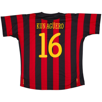 2011-12 Manchester City Away Shirt Kun Aguero #16 - 6/10 - (XXL)