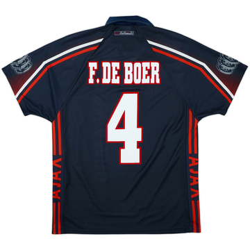 Camiseta de visitante del Ajax 1997-98 F.De Boer #4 - 10/10 - (M)