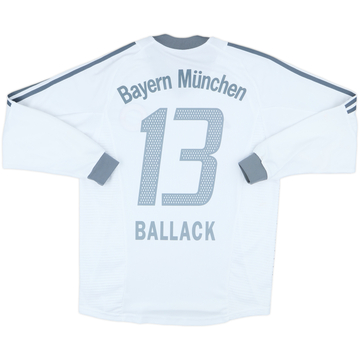 2002-03 Bayern Munich Away L/S Shirt Ballack #13 - 8/10 - (S)