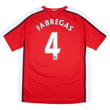 2008-10 Arsenal Home Shirt Fabregas #4 - 8/10 - (XL)