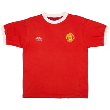 1998-99 Manchester United Umbro Cotton Tee - 8/10 - (M)