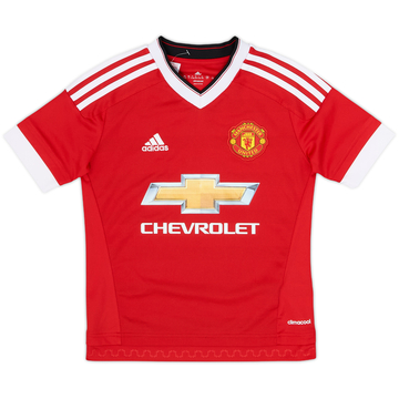 2015-16 Manchester United Home Shirt - 8/10 - (S.Boys)